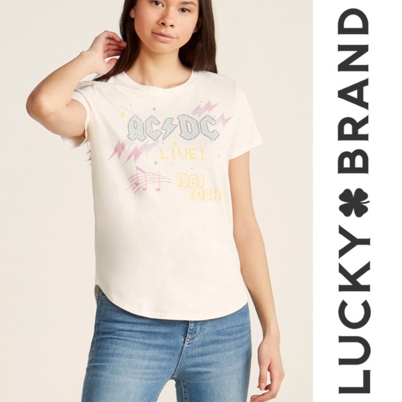Lucky brand AC/DC t-shirt NWT - Picture 2 of 6